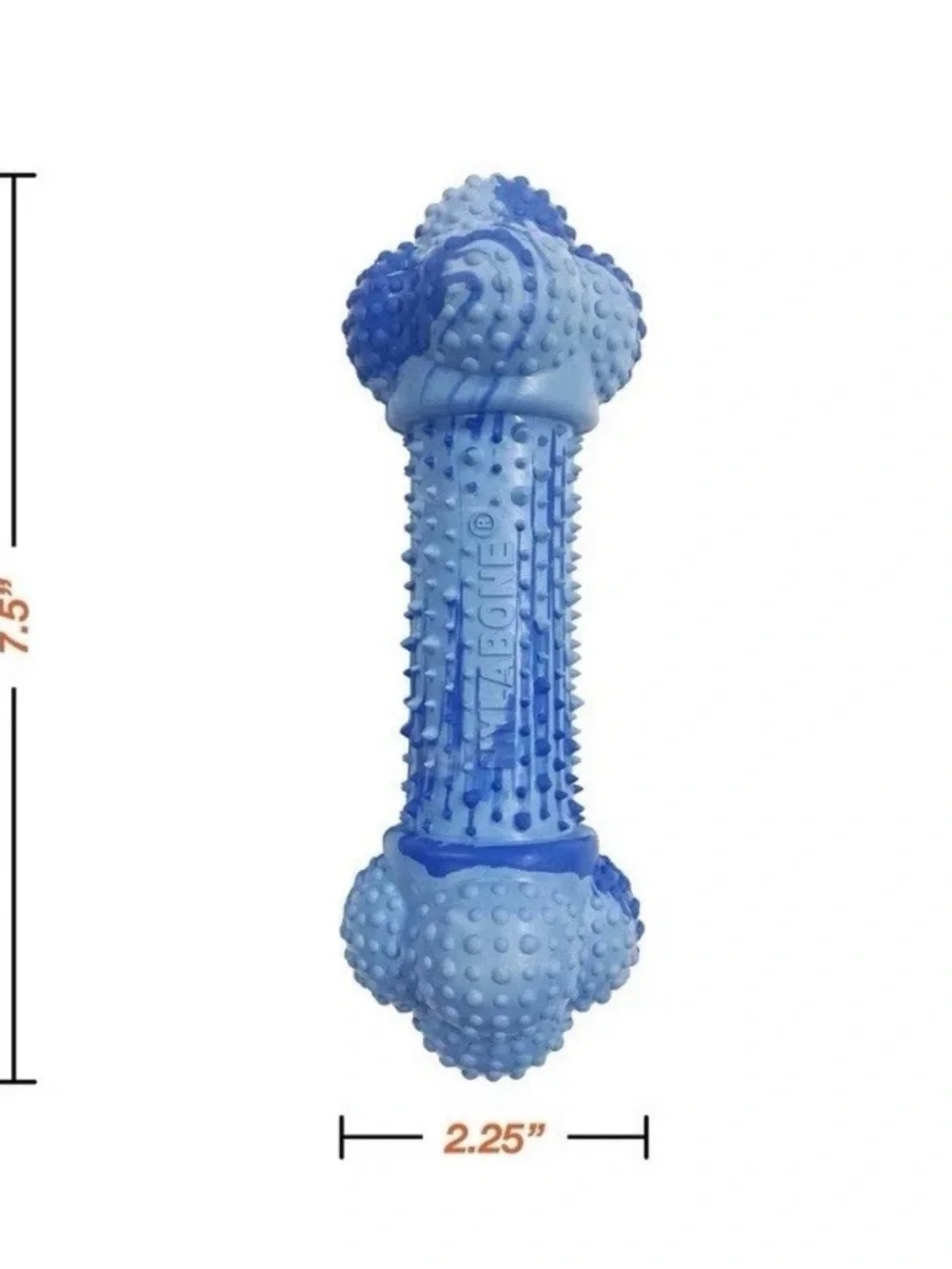 Nylabone Strong Chew Double Action Bone - Blue